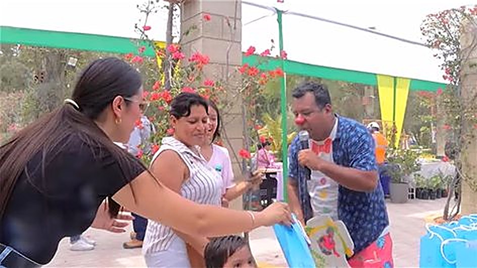 Evento con familias de trabajadores